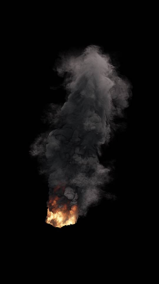 Large Scale Smoke Plume 006