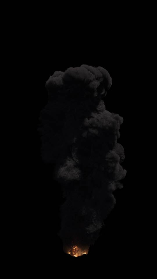 Large Scale Smoke Plume 010