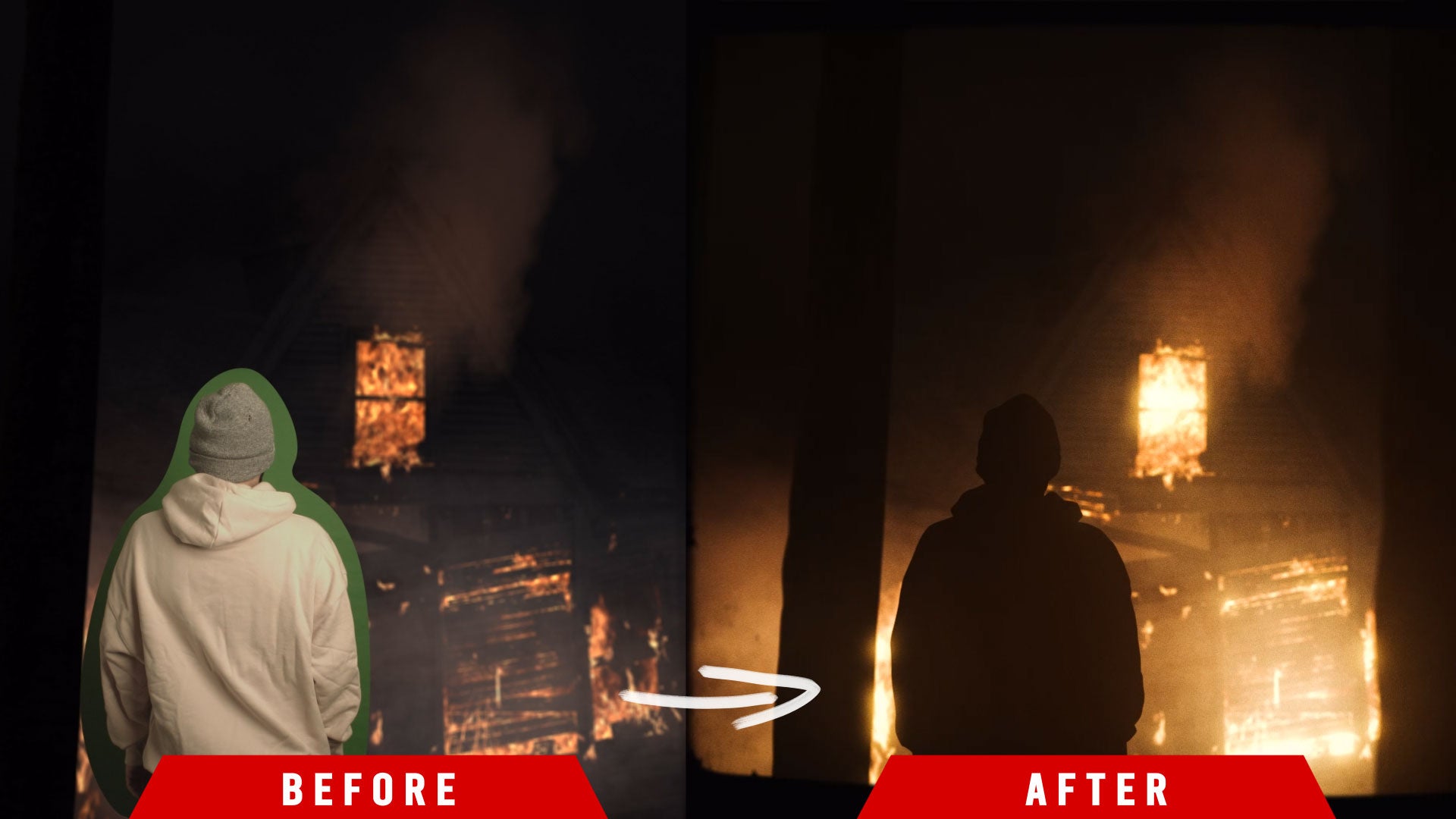 HOW to set a House on FIRE in After Effects | In Depth Tutorial