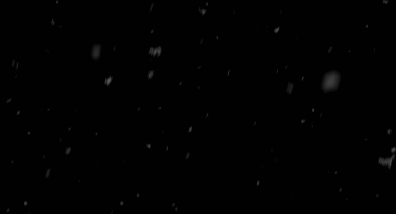 Falling Snow Close Up 06