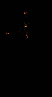 Falling Fire Debris Front On 14