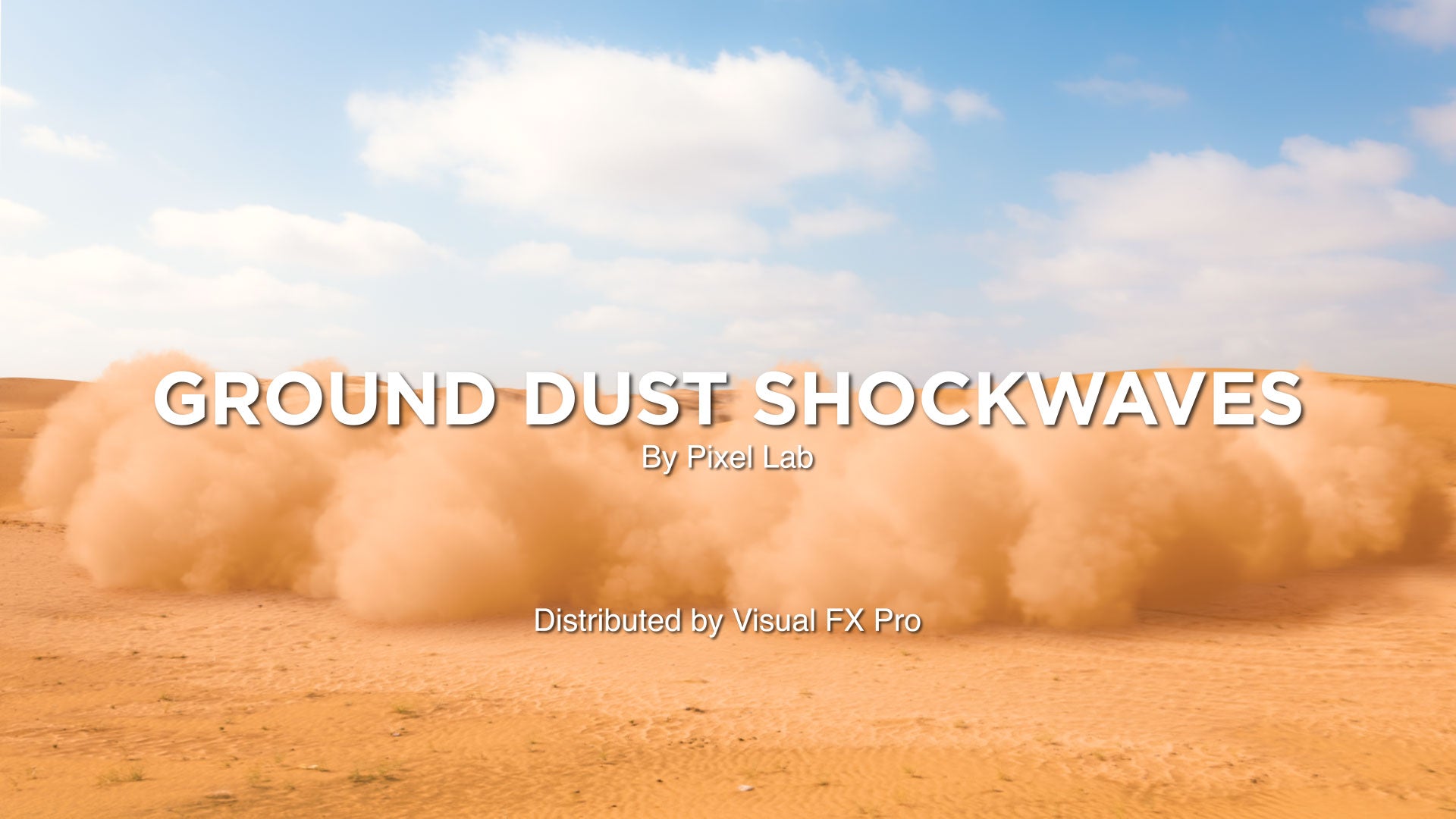 Ground Dust Shockwaves