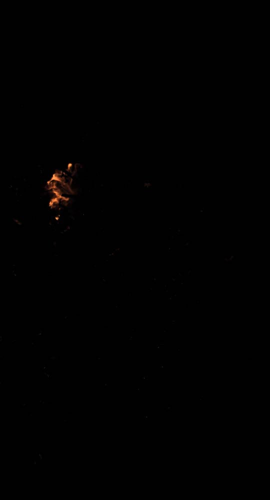 Falling Fire Debris Birds Eye View 05