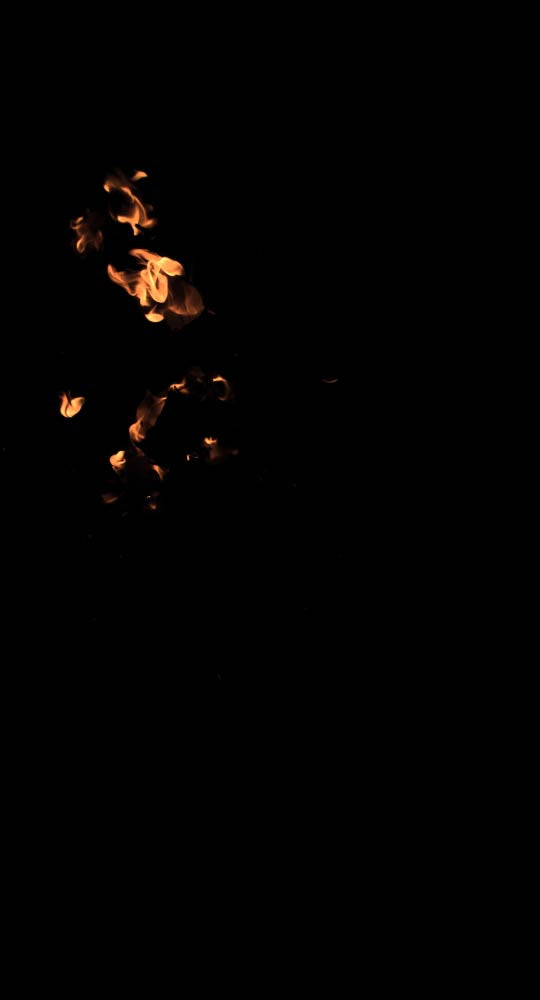 Falling Fire Debris Birds Eye View 06
