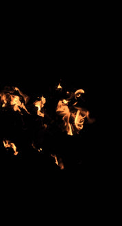 Falling Fire Debris Birds Eye View 07