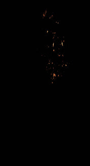 Falling Fire Debris Front On 04