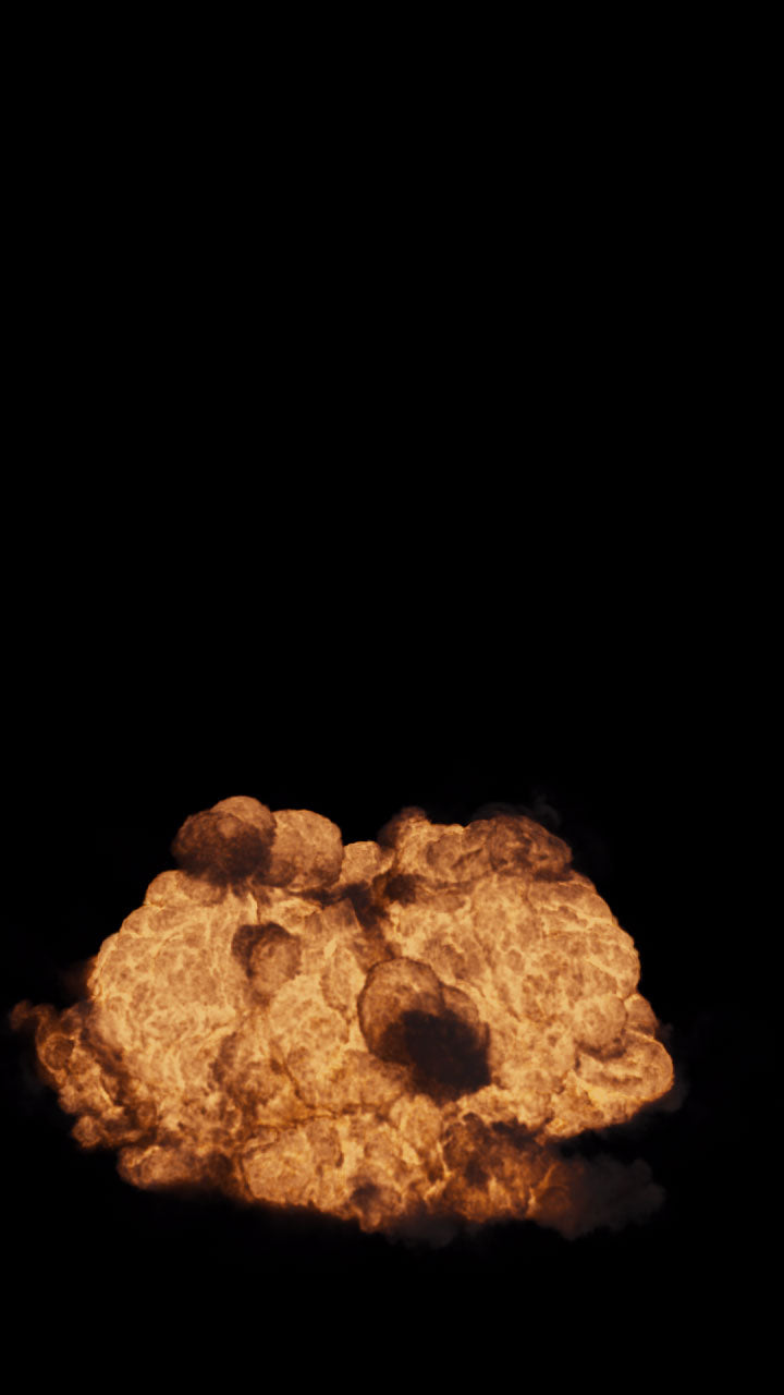 Gas Explosion Close Up 001