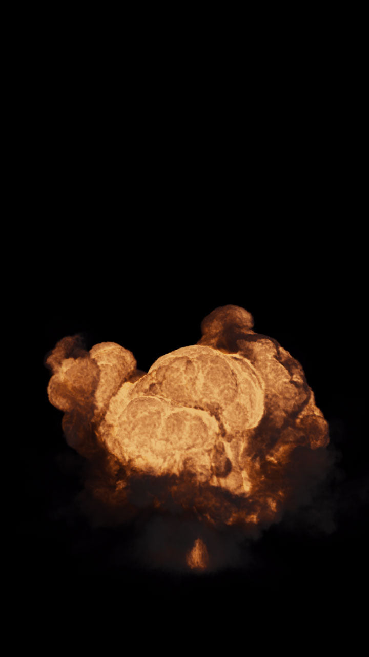 Gas Explosion Close Up 003