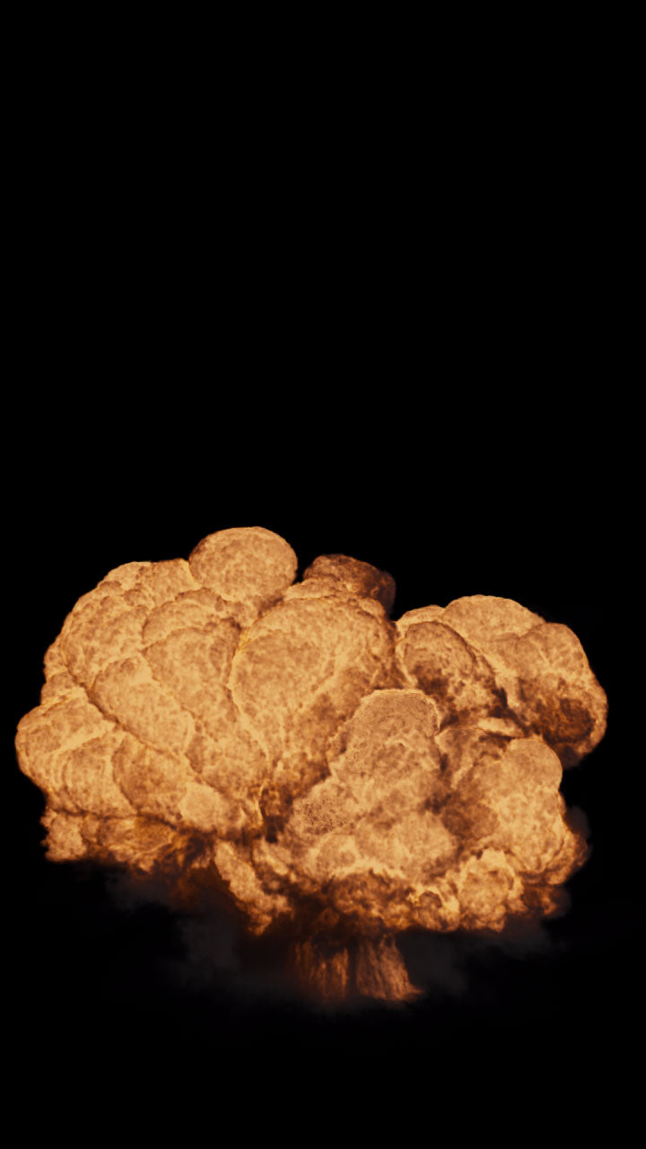 Gas Explosion Close Up 005