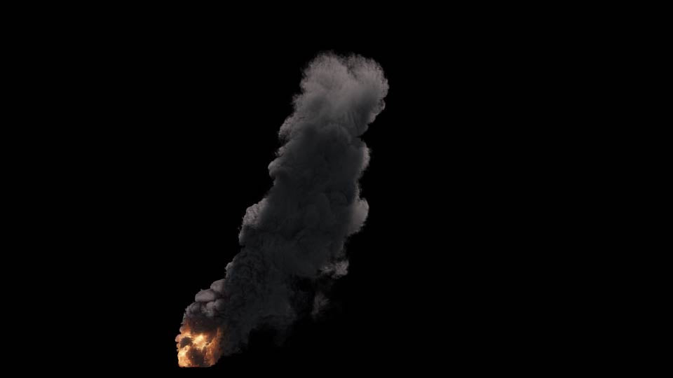 Large Scale Smoke Plume 005