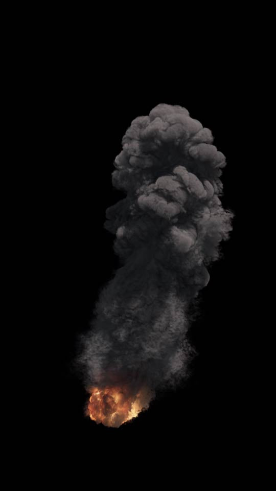 Large Scale Smoke Plume 002