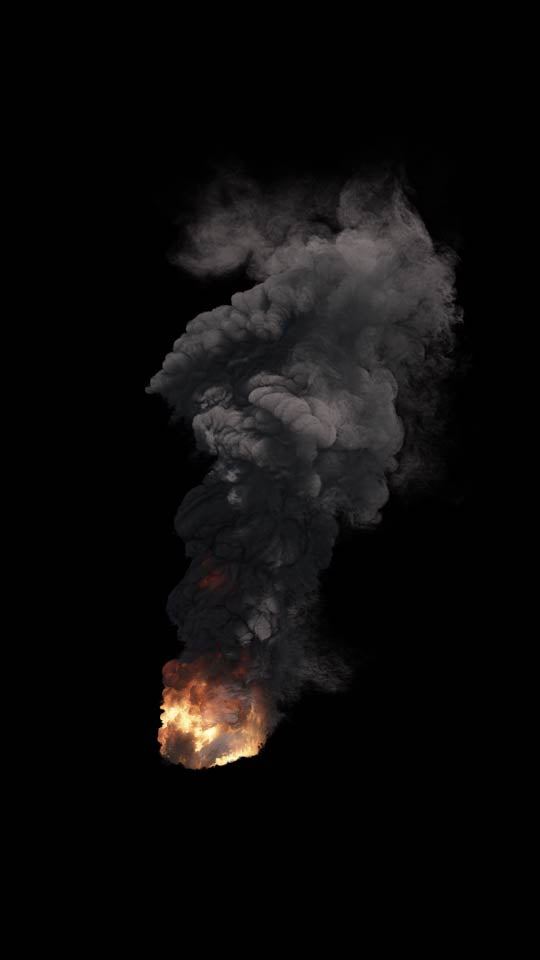 Large Scale Smoke Plume 003