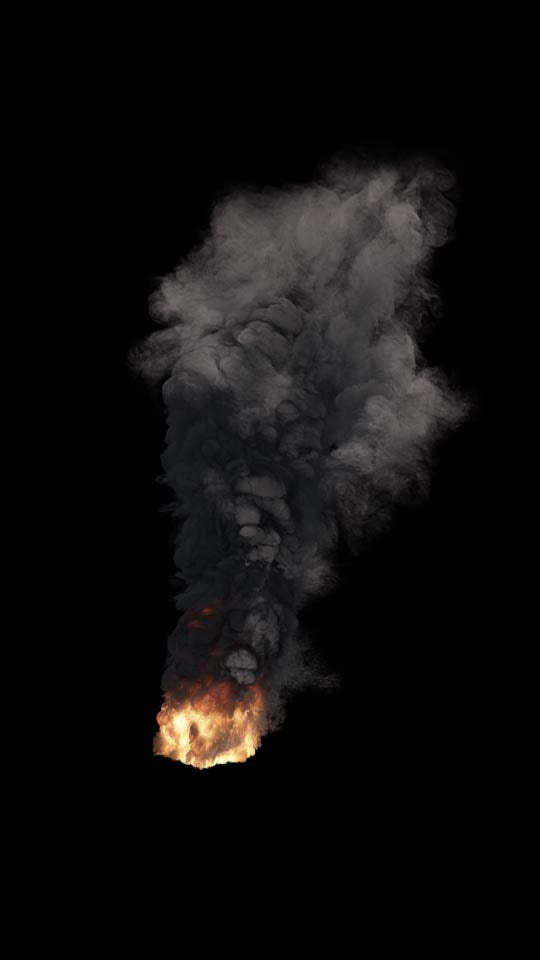 Large Scale Smoke Plume 004