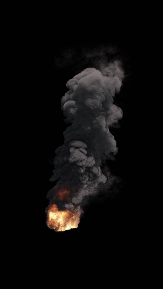 Large Scale Smoke Plume 007