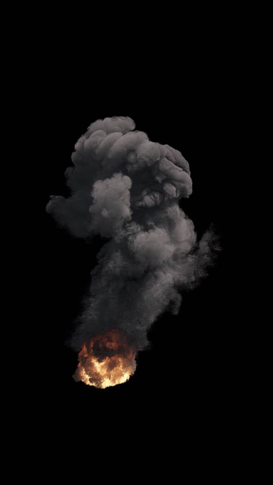 Large Scale Smoke Plume 008