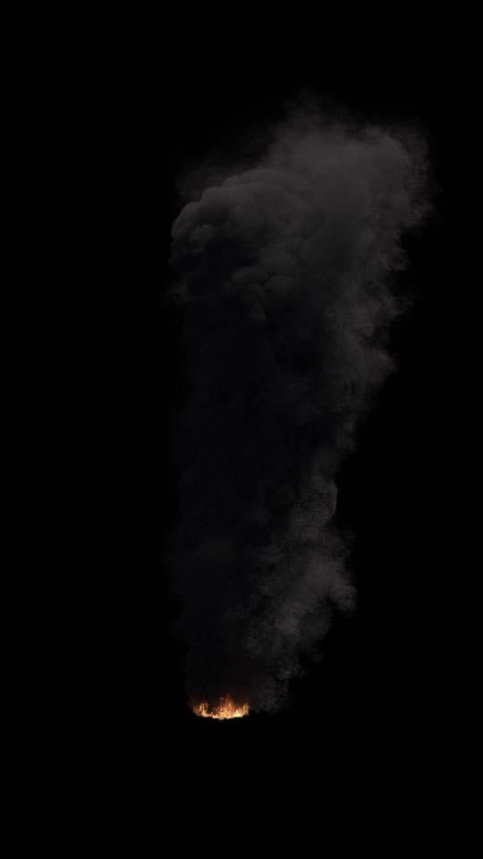 Large Scale Smoke Plume 011