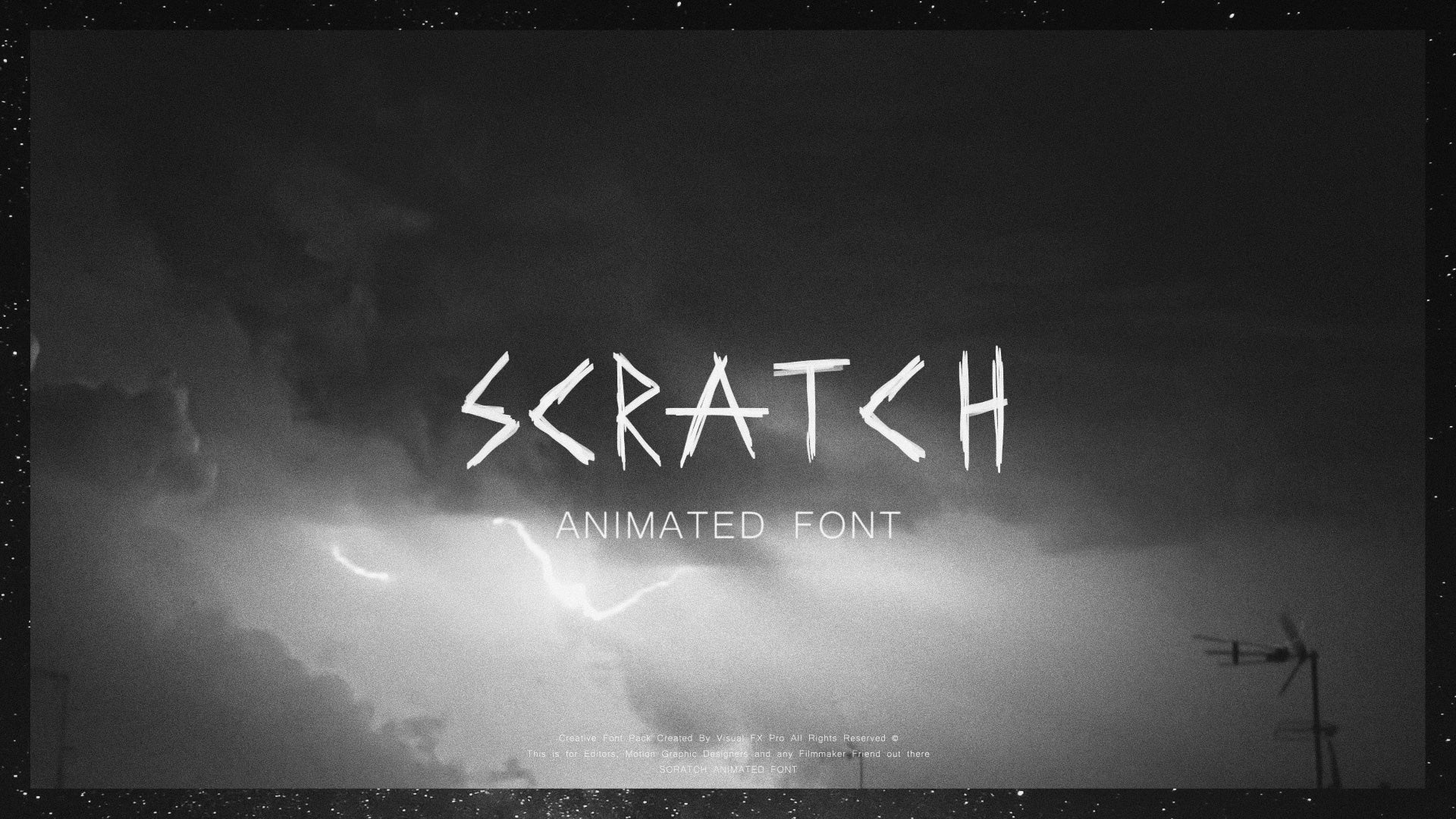 Scratch Animated Font